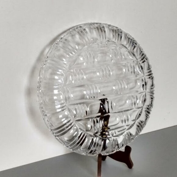 Beautiful Vintage 12” Laursitzer Crystal  Plate SEE DESCRIPTION - Picture 7 of 12
